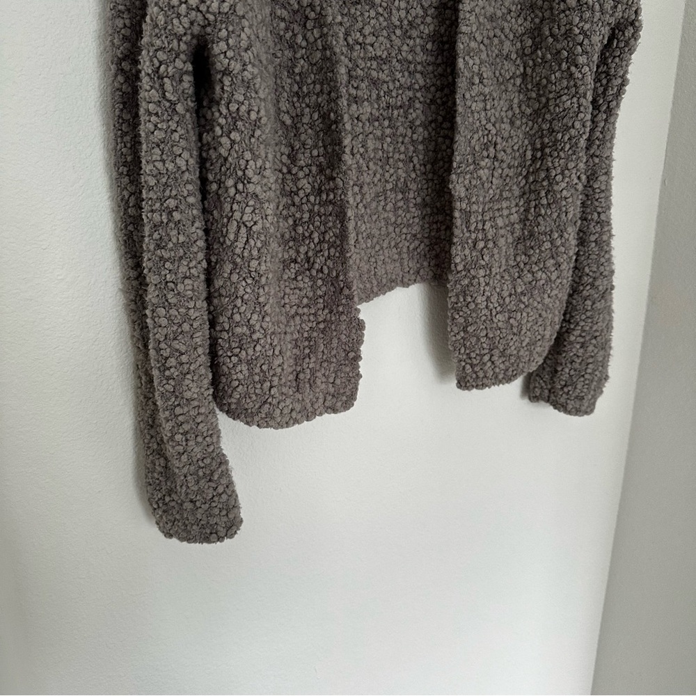 Barefoot Dreams Boucle Open Front Cardigan Gray Size XS Women’s Cozy Comfortable - Picture 4 of 11